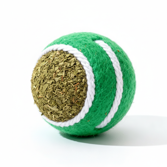 NipPlay Organic Catnip Ball Toy on white background