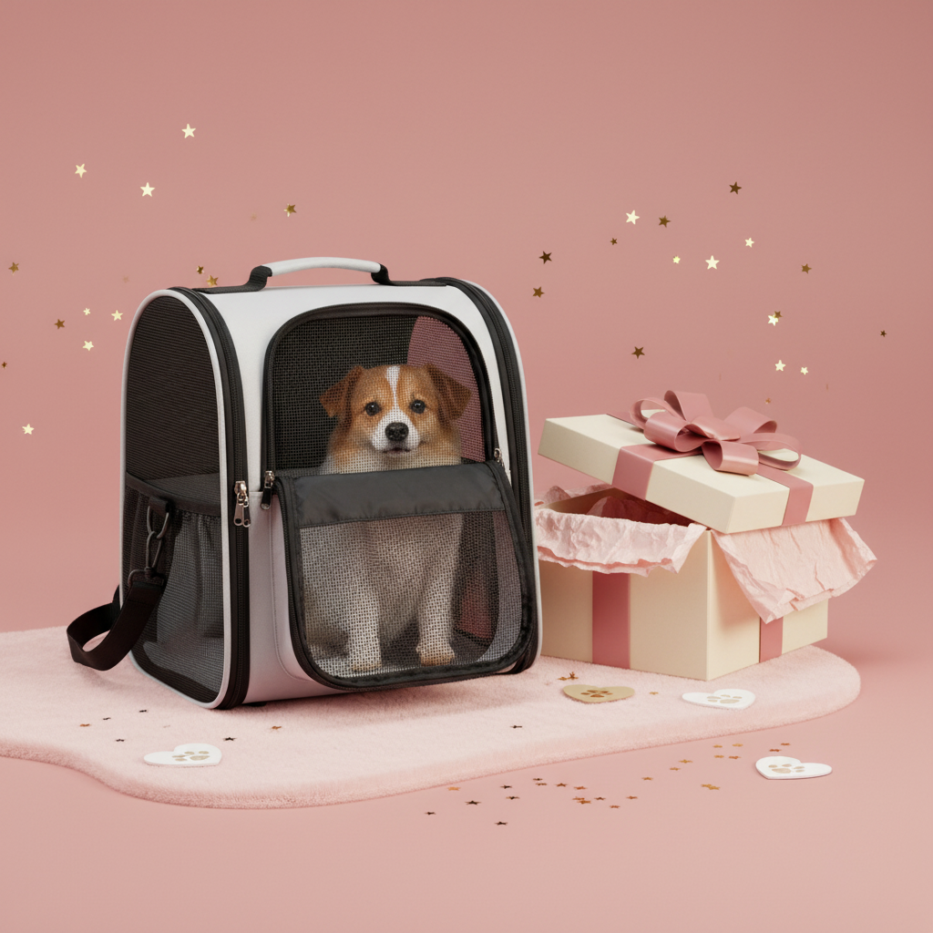 PawVenture Pro gift presentation on dusty rose background