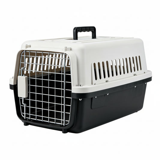 TravelSafe Pet Carrier Crate on pure white background