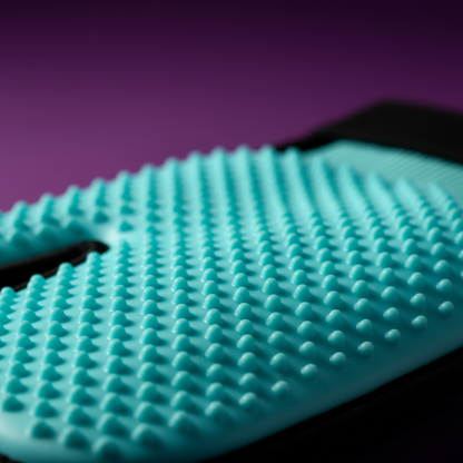 FurSoft Pro silicone nub texture close-up on purple background
