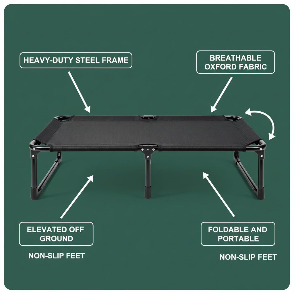 TrailRest Pro feature infographic on forest green background